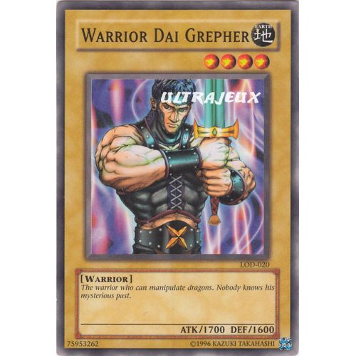 Yu-Gi-Oh! - Lod-020 - Warrior Dai Grepher - Commune