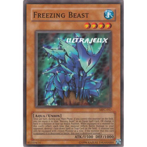 Yu-Gi-Oh! - Mfc-017 - Freezing Beast - Commune