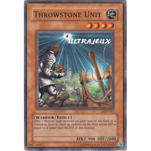 Yu-Gi-Oh! - Lod-017 - Throwstone Unit - Commune