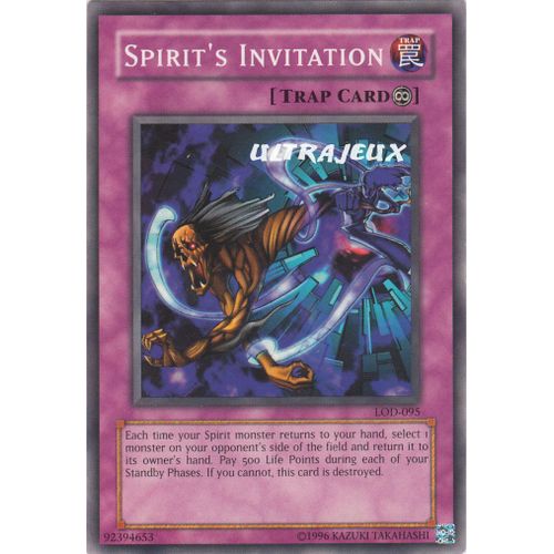 Yu-Gi-Oh! - Lod-095 - Spirit's Invitation - Commune