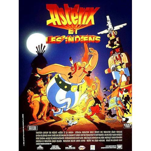 Astérix Et Les Indiens  -- Affiche Cinéma 120x160cm
