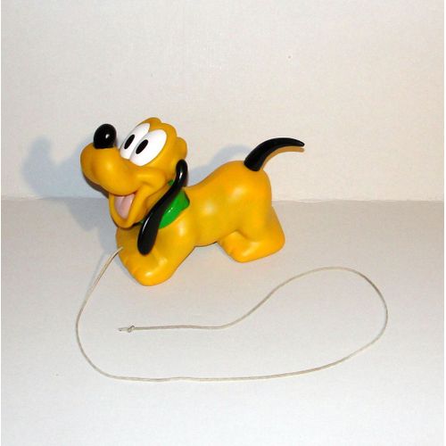 Pluto A Tiré Avec Corde  20 Cm De Disney