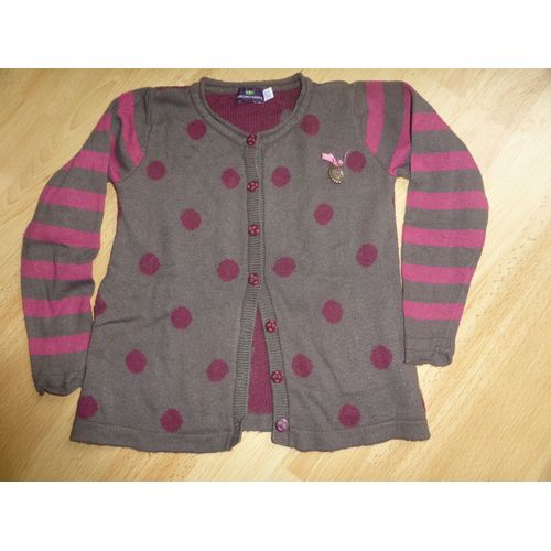 Gilet Sergent Major Polyamide 3 Ans Marron