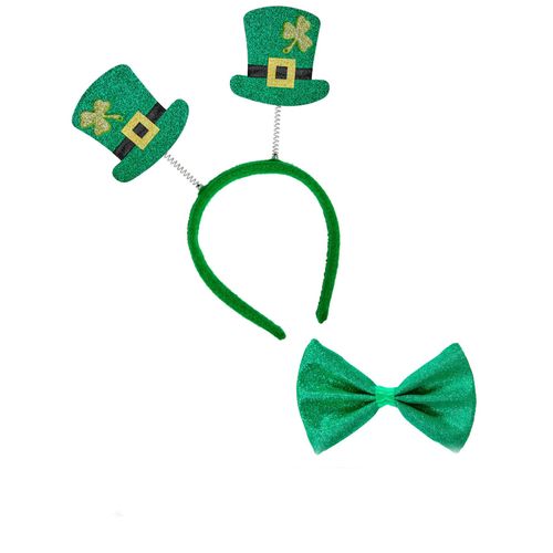 Kit Serre-Tête Et Noeud Papillon Adulte Saint Patrick Taille Unique