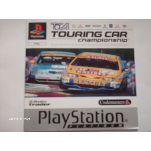 Sony Playstation - Livret Mode D'emploi Pour Touring Car Championship Platinium