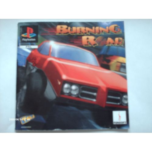 Livret Mode D'emploi Pour Burning Road - Sony Playstation