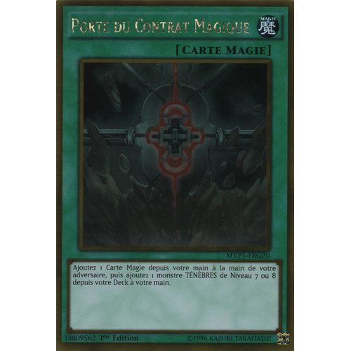 Yu-Gi-Oh! - Mvp1-Frg20 - Porte Du Contrat Magique - Gold Rare