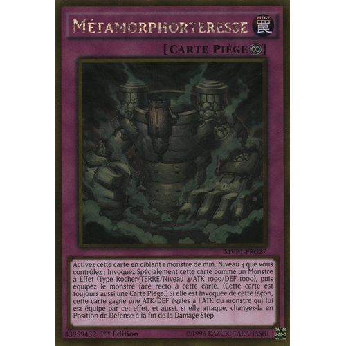 Yu-Gi-Oh! - Mvp1-Frg27 - Métamorphorteresse - Gold Rare