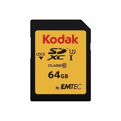 Kodak - Carte mémoire flash - 64 Go - UHS Class 3 / Class10 - 650x - SDXC UHS-I