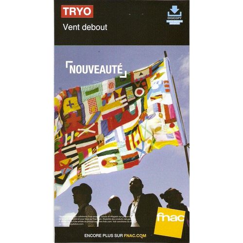 Plv Cartonnée Rigide 14x25cm Tryo Vent Debout  2016 Fnac