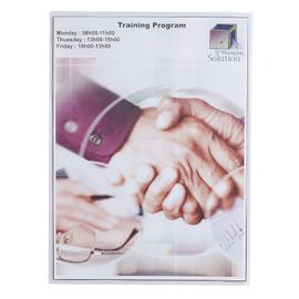 Exacompta Sachet De 10 Etuis Simples A5 Pvc 15/100 Eme