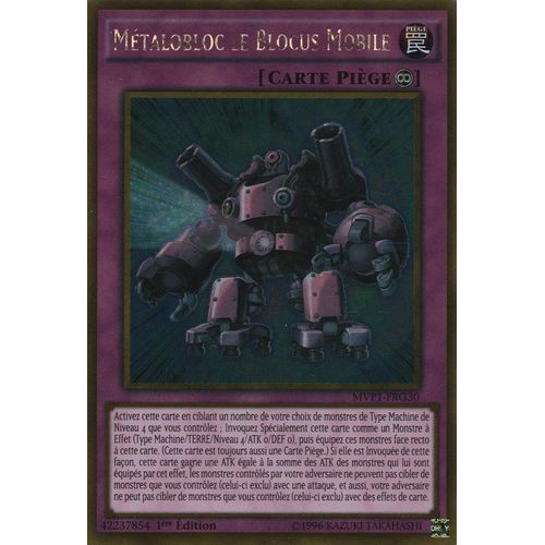 Yu-Gi-Oh! - Mvp1-Frg30 - Métalobloc Le Blocus Mobile - Gold Rare