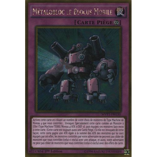 Yu-Gi-Oh! - Mvp1-Frg30 - Métalobloc Le Blocus Mobile - Gold Rare