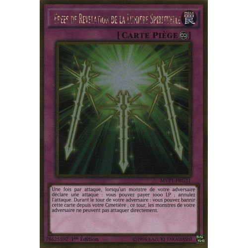 Yu-Gi-Oh! - Mvp1-Frg31 - Epées De Révélation De La Lumière Spirituelle - Gold Rare