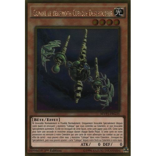 Yu-Gi-Oh! - Mvp1-Frg35 - Gundil Le Béhémoth Cubique Destructeur - Gold Rare