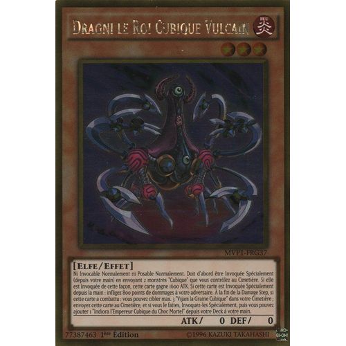 Yu-Gi-Oh! - Mvp1-Frg37 - Dragni Le Roi Cubique Vulcain - Gold Rare