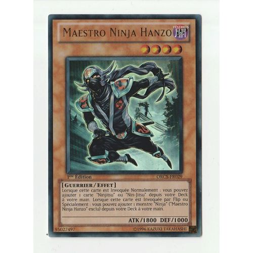Yu-Gi-Oh! - Orcs-Fr029 - Maestro Ninja Hanzo - Ultra Rare