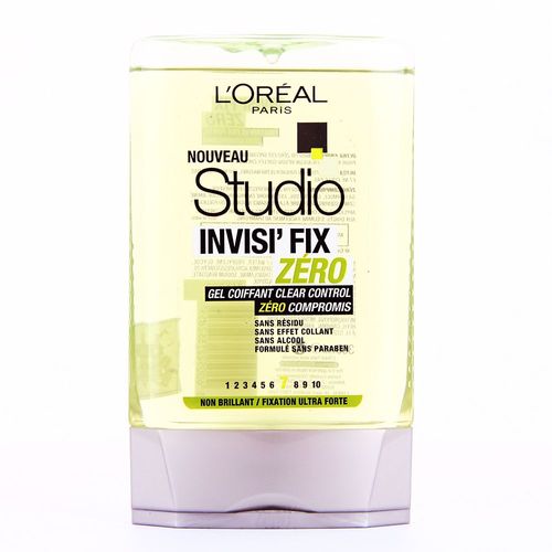 Loreal Gel Coiffant Clear Control Invisi Fix Zero Numero 7 