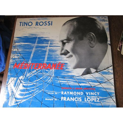 33 T Rare Tino Rossi Operette Mediterranee