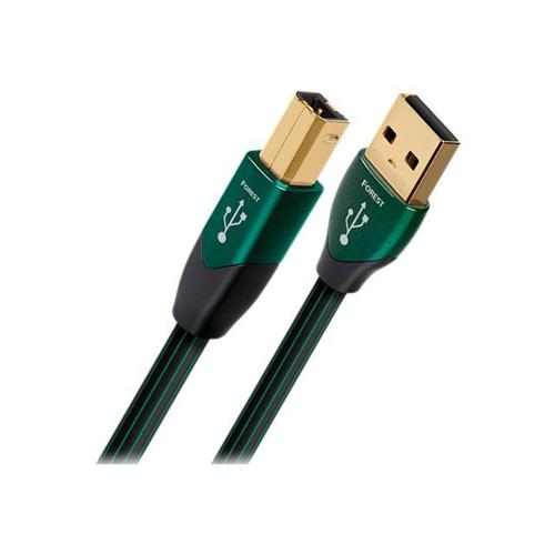 AudioQuest Forest - Câble USB - USB (M) pour USB type B (M) - USB 2.0 - 3 m - solide