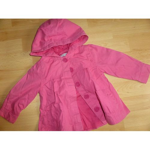 Manteau La Redoute Coton 18 Mois Rose 