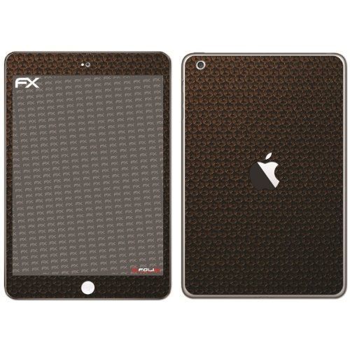 Designfolien@Folix Fx-Honeycomb-Brown Film Décoratif Pour Apple Ipad Mini Motif Alvéoles Marron