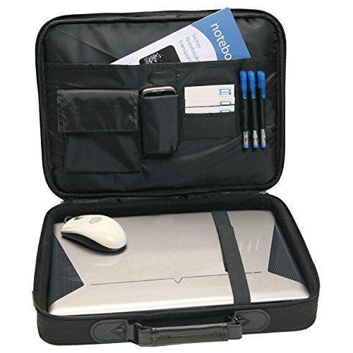 Pedea Trendline - Sacoche pour portables avec Souris sans fil, couleur noir 43,9 cm 17,3 Zoll