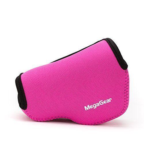 MegaGear ``Matériau Léger`` Neoprene Sac photo Housse tui sacoche pour Sony A6000 Rose