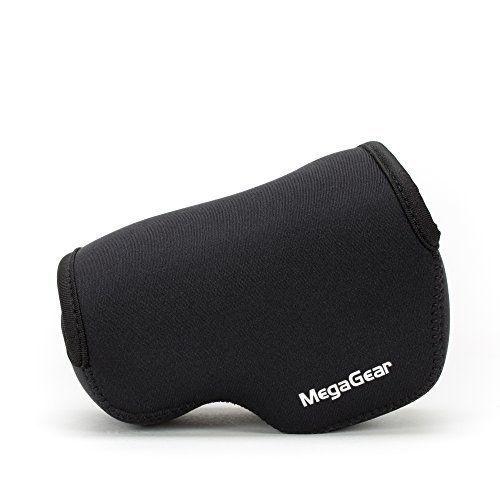 MegaGear "Matériau Léger" Neoprene Sac photo Housse Étui sacoche pour Sony A6000 avec 16-50mm (Noir)