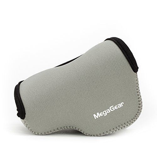 MegaGear ``Matériau Léger`` Neoprene Sac photo Housse tui sacoche pour Sony A6000 avec 16-50mm Gris