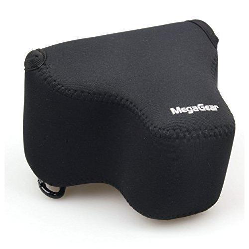 MegaGear "Matériau Léger" Neoprene Sac photo Housse Étui sacoche pour Nikon P600, Nikon COOLPIX P610 (Noir)