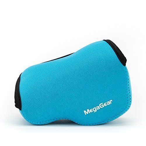 MegaGear ``Matériau Léger`` Neoprene Sac photo Housse tui sacoche pour Sony A6000 avec 16-50mm Bleu