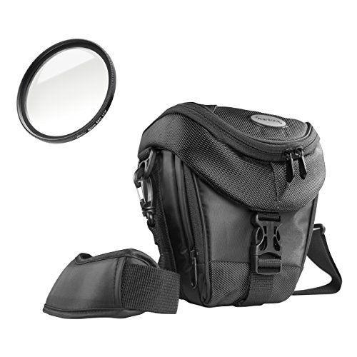 Mantona Premium - 20336 - Etui révolver avec Filtre UV 58mm pour Appareil Photo