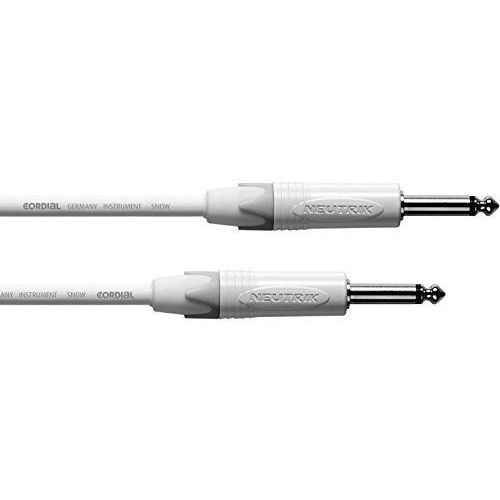 Cordial Cxm 5 Fm-Snowp Câble Pour Instrument/Guitare Jack 6.3mm / Jack 6.3mm - 5m