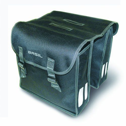 Basil BASE7022 - Double sacoche pour vélo - Adulte - Unisexe - Noir