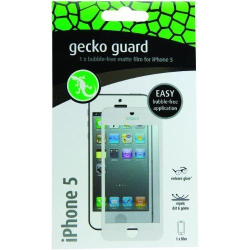 Gecko Gear Gg800206 Profile Coque En Silicone Avec Protège-Écran Pour Apple Iphone 5 Rouge/Transparent