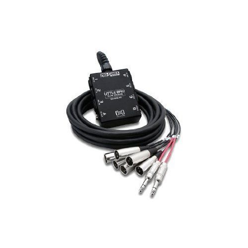 Hosa Technology SH-6X2-20 Câble multipaire 6 x XLR et 2 x Jack 0,635 mm vers même câble Pro-Conex Little Bro Sub Snake 6,1 m