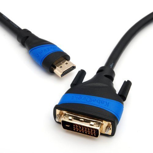 Câble adaptateur DVI 241 à haute vitesse HDMI Haute Performance Compatible Ethernet 1.4a 1m