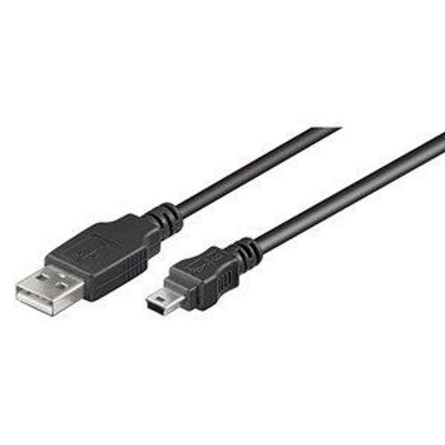 goobay - Câble USB - USB (M) pour mini USB type B (M) - USB 2.0 - 30 cm - noir