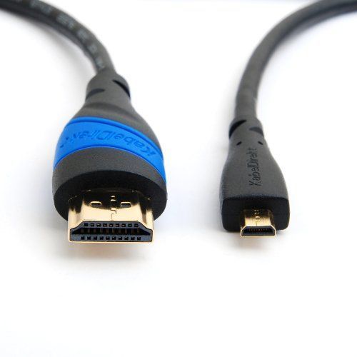 KabelDirekt 5m Micro Series High Speed Micro HDMI Cable with Ethernet 1.4a/ 2.0 - Supports Full HD 3D