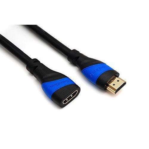 KabelDirekt 4m Câble de rallonge HDMI 1080p 4K 3D haute vitesse avec Ethernet ARC - TOP Series