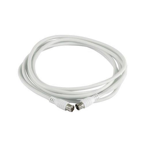 KATHREIN ETG 30 - Câble d'antenne - connecteur F mâle pour connecteur F mâle - 3 m - blanc