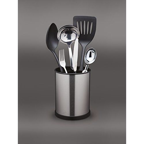 Master Class Support rotatif Ustensile de cuisine, 18,5x 14cm-Effet Acier Inoxydable