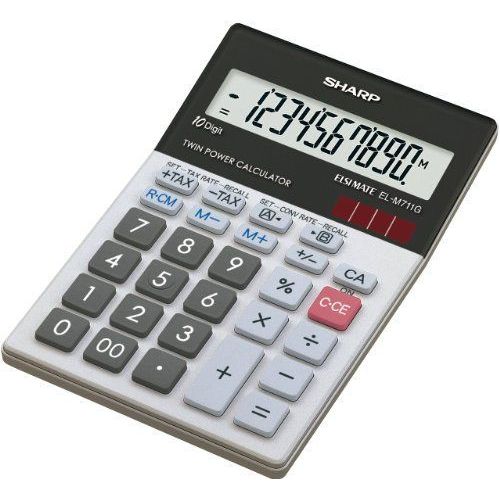 Sharp EL-M711G Calculatrice 10 chiffres