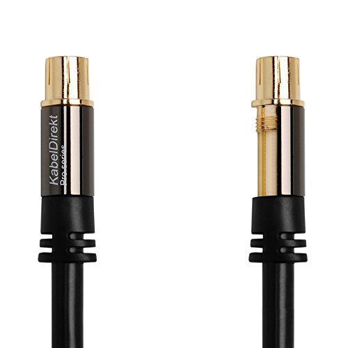 KabelDirekt 20m Câble d'antenne coaxial mâle  femelle - PRO Series