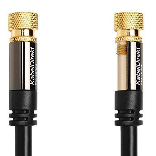 KabelDirekt 1.5m F-Connecteur à F-Connecteur Câble Satellite Digital Audio Video Coaxial - PRO Series