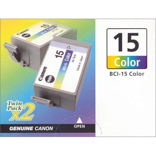 Canon BCI-15 - Cartouche d'encre d'origine - Jaune, cyan, magenta