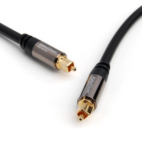 KabelDirekt 1.5m Câble Optique TOSLINK vers TOSLINK - PRO Series