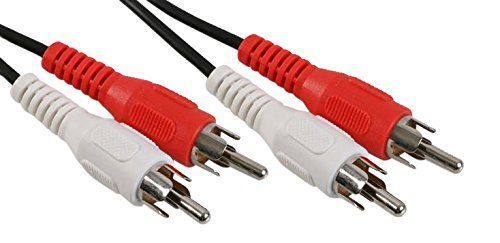 0,5m 2Double RCA/phono mâle vers 2RCA double phono 50cm Câble audio...