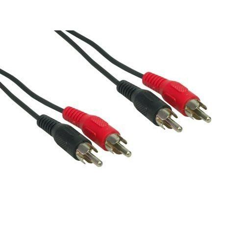 E Câble audio stéréo 2 fiches RCA - 2 fiches RCA 15m Import Allemagne